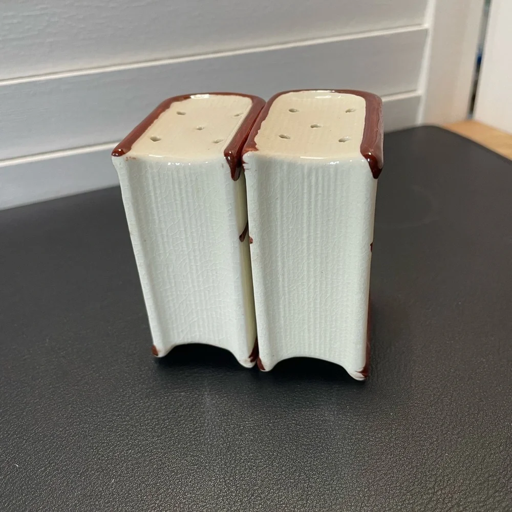 Vintage Book-Style Salt and Cinnamon Shakers